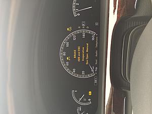 Anyone ever have this as a error message instrument cluster-photo.jpg