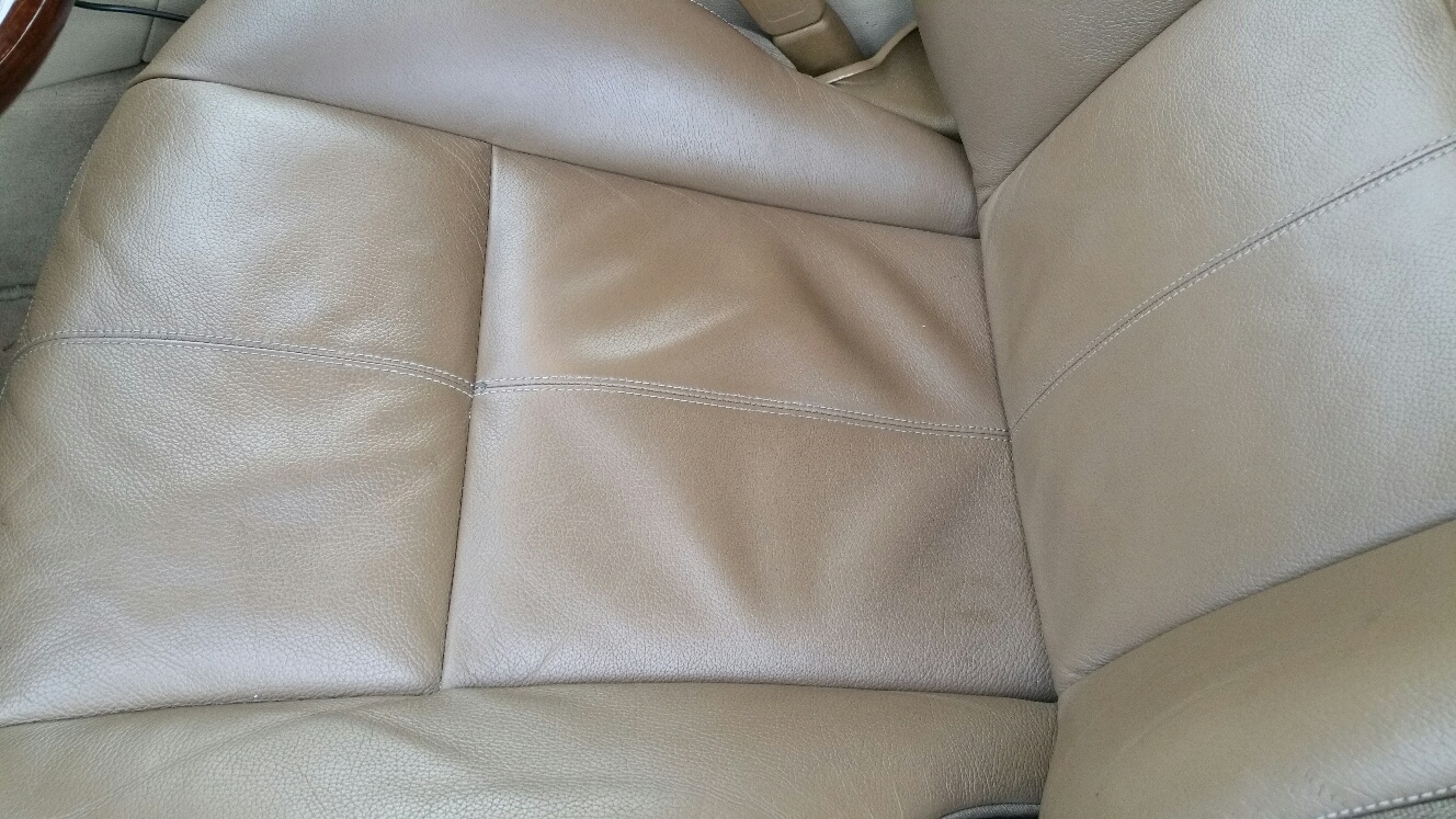 Armrest Seat Wrinkles Corrected Before After MBWorld Forums