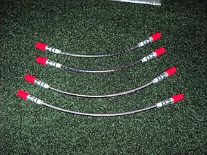 SL500 R129 Stainless Steel Teflon Brake lines for sale-brake-line-4.jpg