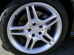 SL OR CLS 18&quot; STOCK SPLIT SPOKE AMG WHEELS AND MICHELIN TIRES 500 MILES ON THE SET-sspx0096.jpg