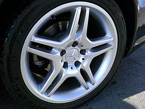 SL OR CLS 18&quot; STOCK SPLIT SPOKE AMG WHEELS AND MICHELIN TIRES 500 MILES ON THE SET-sspx0097.jpg