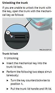 SL 350 locking system failure, door, boot, storage unit, petrol cap-key.jpg