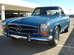 1970 Mercedes 280SL Convertible Blue/Blue with 55,000 original miles and 1 Owner!!!!!-280sl-4.jpg
