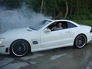 pictures of white sl65 with new wheels-burnout.jpg