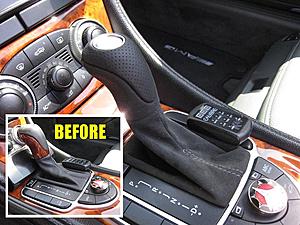 Alcantara sport steering wheel with matched keyless go shifter-sl-alcantara-shifter-after.jpg