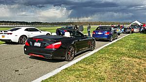 SL63 - track day at pocono raceway-cars-lineded-up.jpg