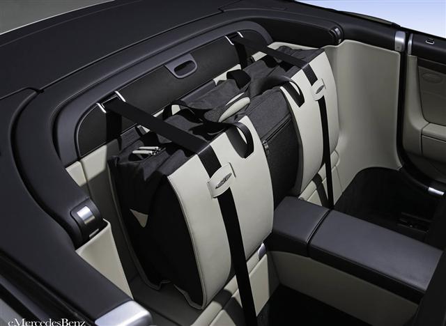 FS Genuine Mercedes Benz SL ( R230) rear seat leather luggage bag