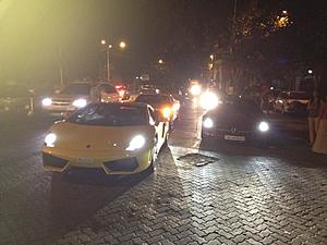 New le mans red SLS amg owner from India-photonight.jpg