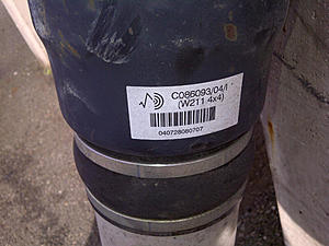 Fs: W211 Airmatic Strut  Drivers Front (4x4)-air-shock.jpg