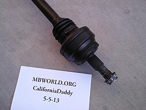 2004 E55 AMG rear driver side axle shaft 68K miles-img668.jpg