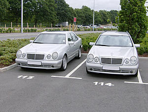 UK visit to Mercedes Benz World 6/7/07-e36-e55-front.jpg