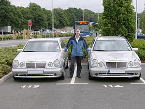 UK visit to Mercedes Benz World 6/7/07-chris-modelling.jpg