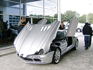 UK visit to Mercedes Benz World 6/7/07-slr-demo-1.jpg