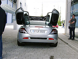 UK visit to Mercedes Benz World 6/7/07-slr-demo-6.jpg