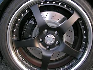 New front brakes/powder coated hre centers-e55-black-001.jpg