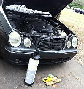 What did you do to your E55 today?-oil-change.jpg
