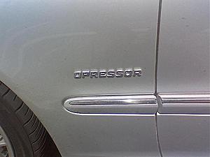 Anyone changed their Kompressor emblem?-opressor.jpg