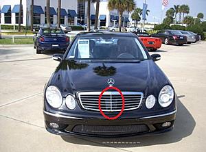 What is this behind the front grill in the pic.-e55.jpg
