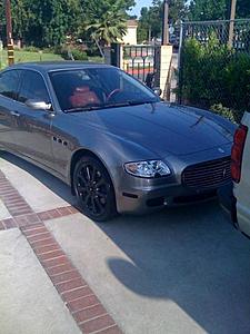 For Sale: 2005 Maserati Quattroporte S Grey on Red- Matte Black wheels-maserati.jpg