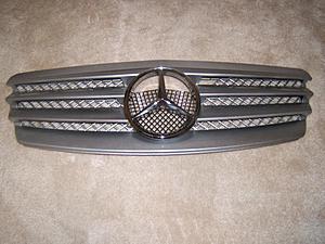FS: W211 Front SL-Style Grille - Silver 0 + Shipping-dscf0418.jpg