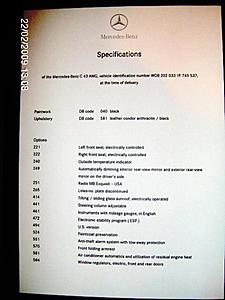 How can I get a copy of the 'Master List' or original sticker price for my '07 E63?-im000661-re-edit.jpg