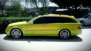 THU WHEEELS ON THE BUS....HENCE YELLOW E55 GOT UPGRADED, WHAT YOU DO YOU GUYS THINK?-new-wheels-e55.jpg