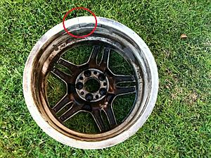 FS: W211 used Mercedes Benz AMG RIM 1x 18X8 - 300 OBO-backxqw.jpg