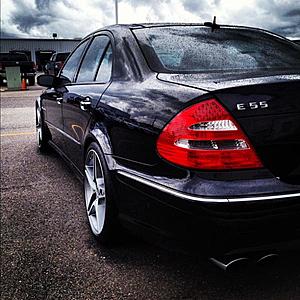 Updated pics of the E63 conversion, carbon and new wheels-e55rear.jpg
