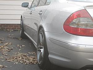 Thinking of changing it up a bit, how about seeing those siver W211's!-rearsideview.jpg