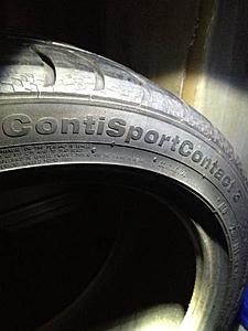 Just bought a single used continental sport contact 3, cracking center tread.-img_4165.jpg