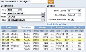 price check on 2010 E63-manheim.jpg