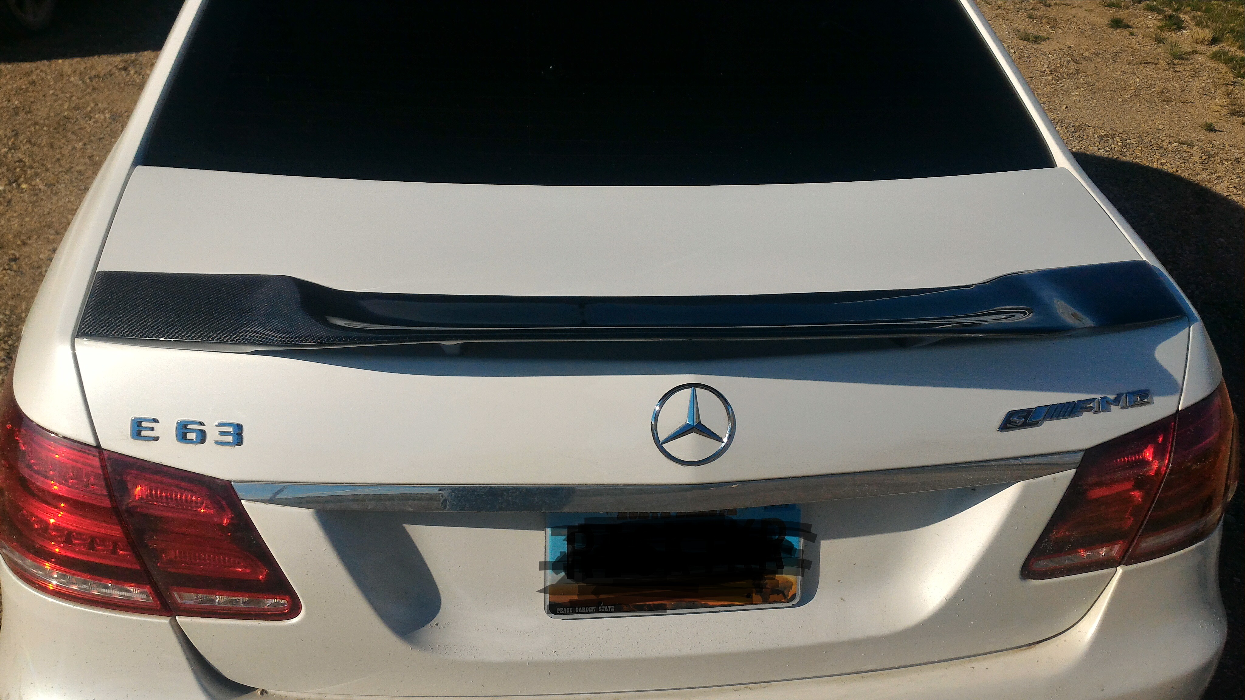 Carbon Heckspoiler Renntech Mercedes Benz E 63 AMG W212 Tuning DTC