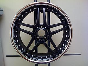 19" RS WHEELS MATTE BLACK MERCEDES C300 C350 AMG RIMS-1photo.jpg