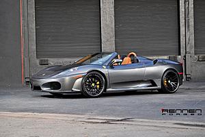 Ferrari 430 Spyder on Rennen Forged RM10 Concave Wheels-ferrari430-8lr.jpg