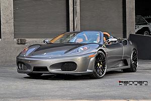 Ferrari 430 Spyder on Rennen Forged RM10 Concave Wheels-ferrari430-5lr.jpg