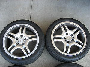 17" CLK55 AMG Wheels + Tires For Sale: 0-fronts-1.jpg