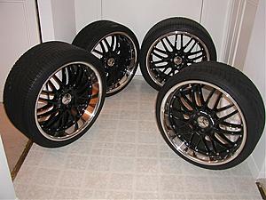 FOR SALE: 20 OZ BLACK CHROME LIP WHEELS W211 E55-picture-222.jpg