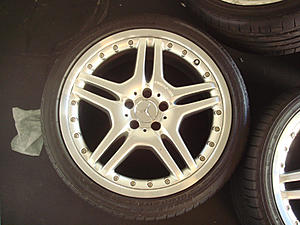 F/S 19" Original Silver SL65 AMG Split Spoke Wheels and Tires-dsc00643.jpg