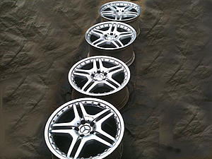 FOR SALE SL65 AMG 19 INCH 2 PIECE WHEELS! INCLUDED ARE THE ULTRA RARE 10" REAR WHEELS-1a.jpg