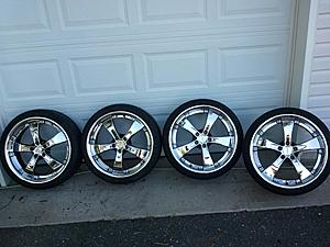 19&quot; Chrome Zenetti Five's from CLK-all-four.jpg