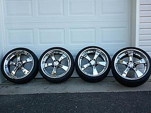 19&quot; Chrome Zenetti Five's from CLK-all-four-2.jpg