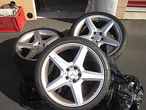 OEM 19" 5 SPOKE AMG WHEELS FOR SALE (MISSING 1 WHEEL)-img_1243.jpg
