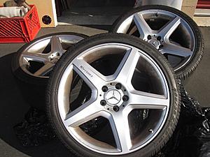 OEM 19" 5 SPOKE AMG WHEELS FOR SALE (MISSING 1 WHEEL)-img_1247.jpg