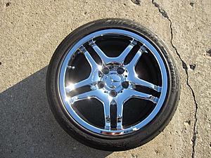 Set of (4) Mercedes CLK55 AMG Chrome Factory OEM 17 Wheels C E SLK-img_0683.jpg