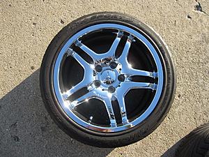 Set of (4) Mercedes CLK55 AMG Chrome Factory OEM 17 Wheels C E SLK-img_0684.jpg