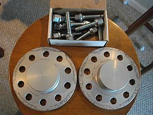 FS: H&amp;R TRAK+ 12mm Front Wheel Spacers - 300 miles on them - Ext. lug bolts included!-sany1220.jpg
