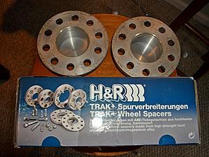 FS: H&amp;R TRAK+ 12mm Front Wheel Spacers - 300 miles on them - Ext. lug bolts included!-sany1221.jpg