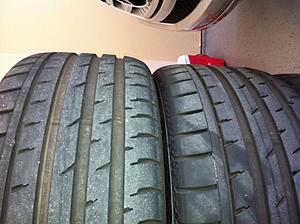 Feeler: Stock 04 E55 wheels with almost new ContiSport3s-tread2.jpg