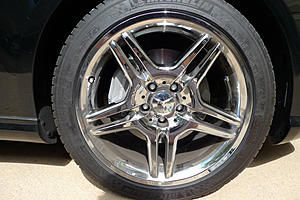 F/S: 06 CLS500 OEM AMG chrome wheels w/ almost new Michelin Pilot Sport 3 Tires-p1100025.jpg