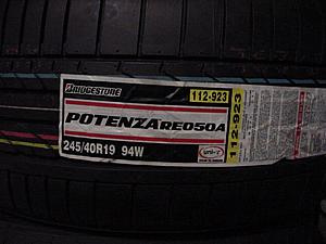 For sale: Set of 4 NEW Bridgestone Potenza RE050A 245/40R19 94W (112-923)-tirelabel.jpg
